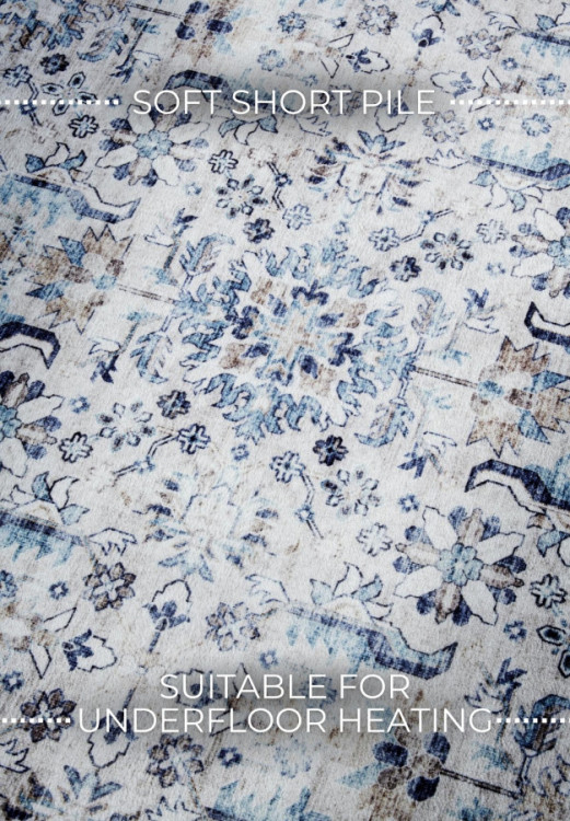 Kusový koberec Imagination New 106042 Cream/Blue z kolekce Elle č.2