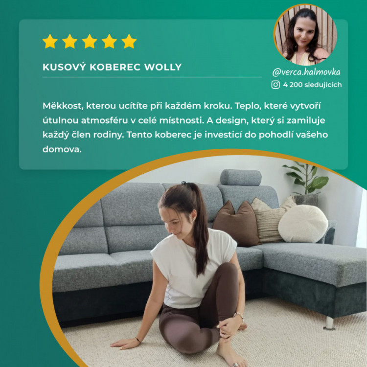 POŠKOZENÝ Kusový koberec Wolly 102843 č.15