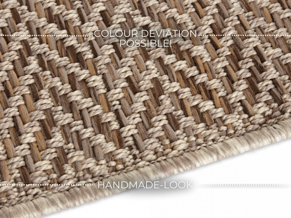 Kusový koberec Brave 103615 natural Brown z kolekce Elle – na ven i na doma č.6
