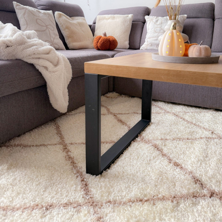 Kusový koberec Alvor Shaggy 3401 cream č.7