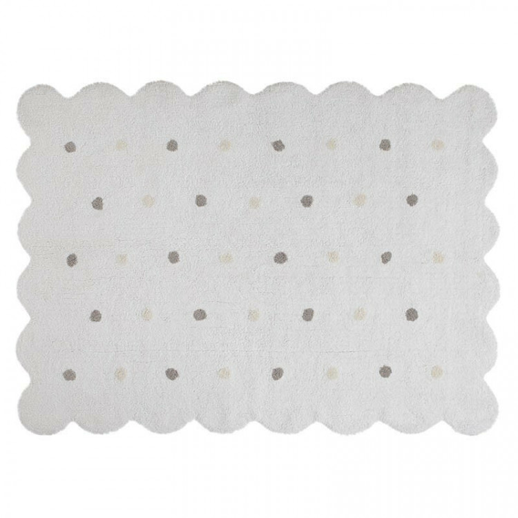 Dětský kusový koberec Biscuit White č.1