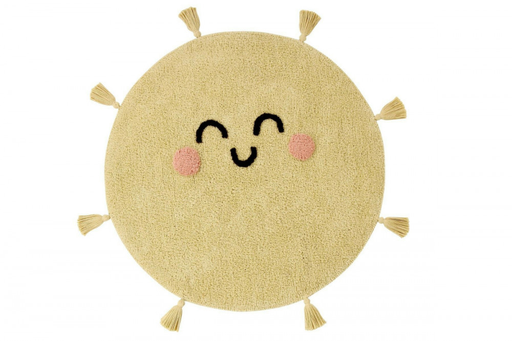 Dětský kusový koberec You're My Sunshine kruh č.1
