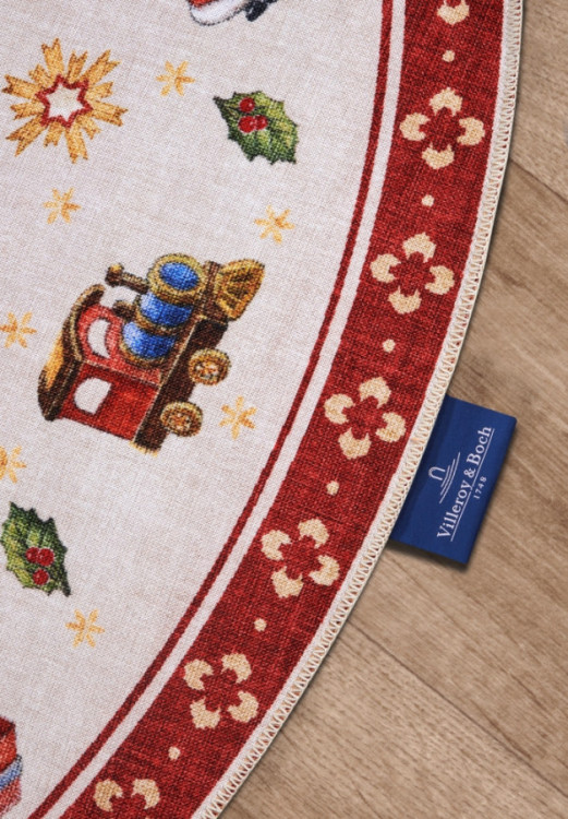 Kusový koberec Villeroy & Boch Toy's delight s potiskem 106192 Red, Multicolor kruh č.5