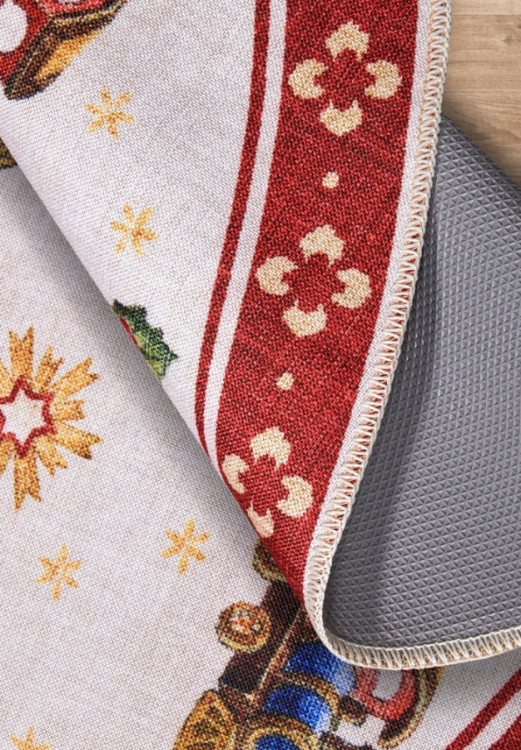 Kusový koberec Villeroy & Boch Toy's delight s potiskem 106192 Red, Multicolor kruh č.7