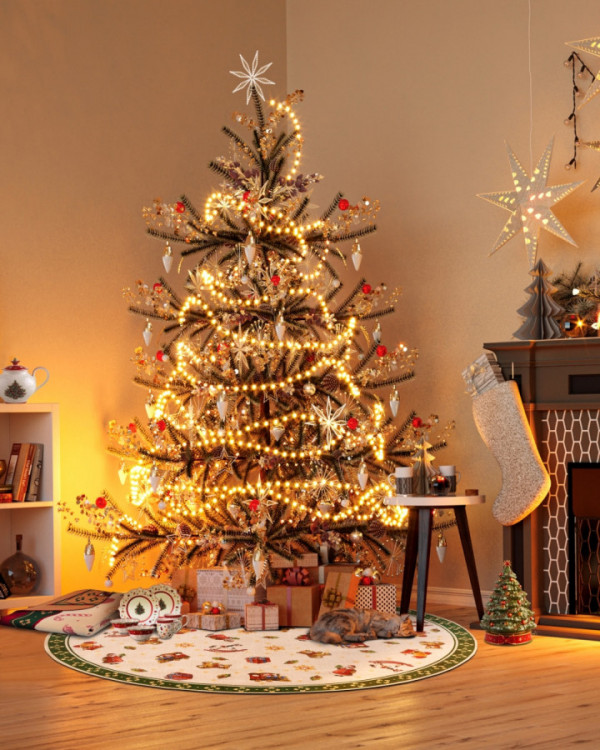 Kusový koberec Villeroy & Boch Toy's delight s potiskem 106193 Green, Multicolor kruh č.2