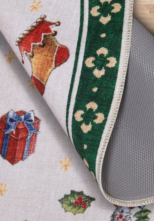 Kusový koberec Villeroy & Boch Toy's delight s potiskem 106193 Green, Multicolor kruh č.4