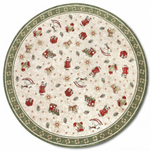 Kusový koberec Villeroy & Boch Toy's delight se střiženým vlasem 106218 Green, Multicolor kruh