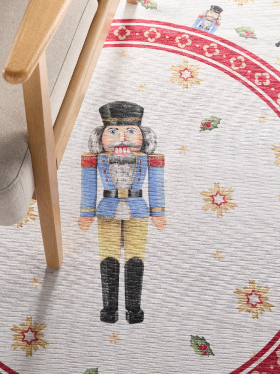 Kusový koberec Villeroy & Boch Toy's delight 106274 Cream, Red kruh č.8