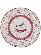 Kusový koberec Villeroy & Boch Toy's delight 106275 Cream, Red kruh