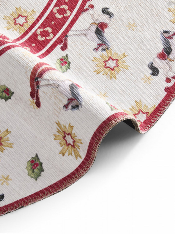 Kusový koberec Villeroy & Boch Toy's delight 106275 Cream, Red kruh č.4