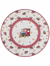 Kusový koberec Villeroy & Boch Toy's delight 106276 Cream, Red kruh