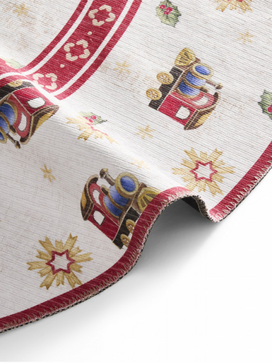 Kusový koberec Villeroy & Boch Toy's delight 106276 Cream, Red kruh č.8