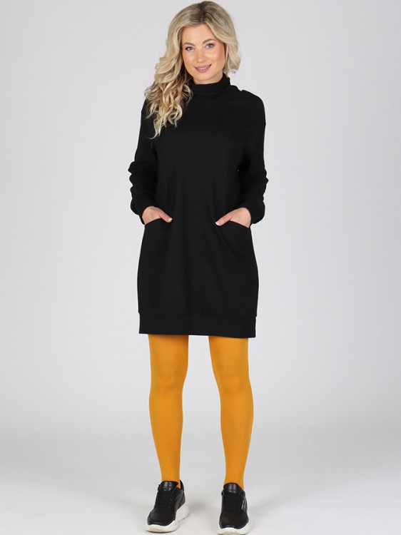 Dámské mikinošaty IZI černé č.1