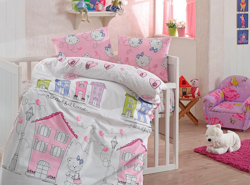 Povlečení bavlna Mia baby 40x60 a 100x135 cm č.1