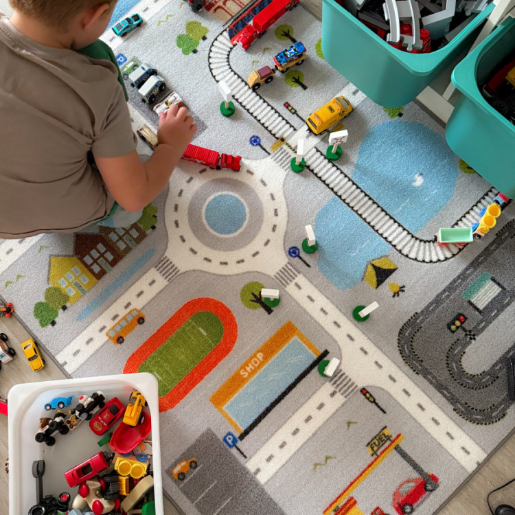 Dětský kusový koberec Play 2902 grey č.9