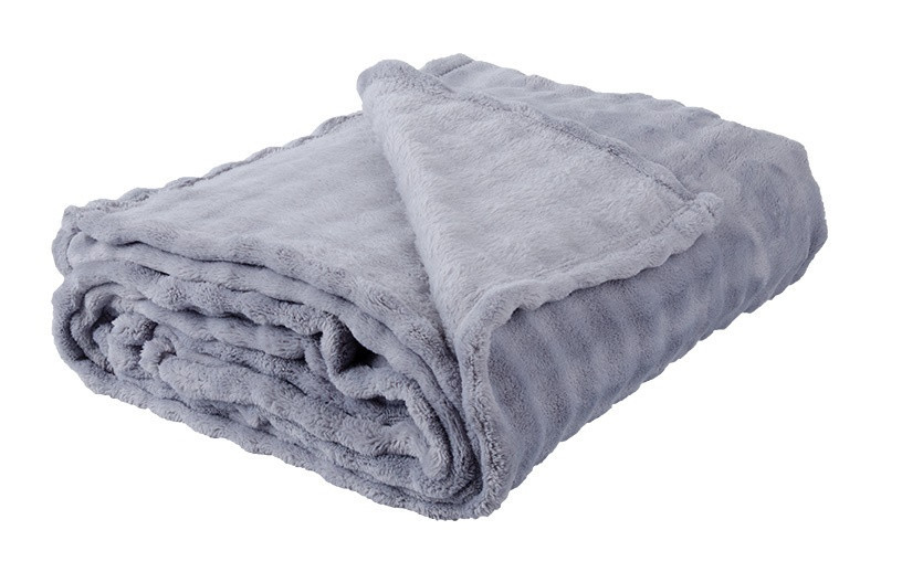 Deka Bublina mikroflanel šedá 150x200 cm č.2