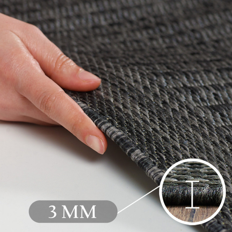 Kusový koberec Giza 1410 Black kruh č.6