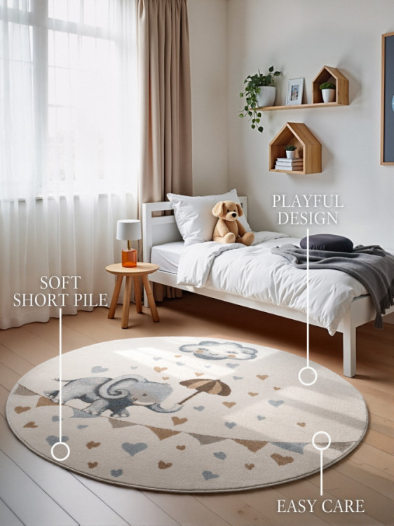 Dětský kusový koberec Villeroy & Boch Boho Kids 106303 Cream Multicolor č.2