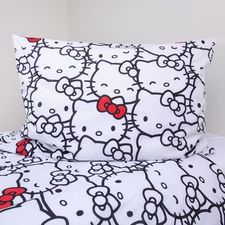 Povlečení bavlna Hello Kitty 70x90 a 140x200 cm č.2