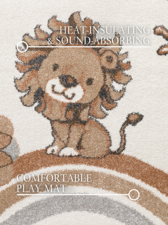 Dětský kusový koberec Villeroy & Boch Boho Kids 106307 Cream Multicolor kruh č.2