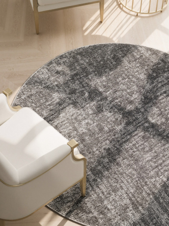 Kusový koberec Brilliance Prisma 106310 Silver Grey z kolekce Elle kruh č.2