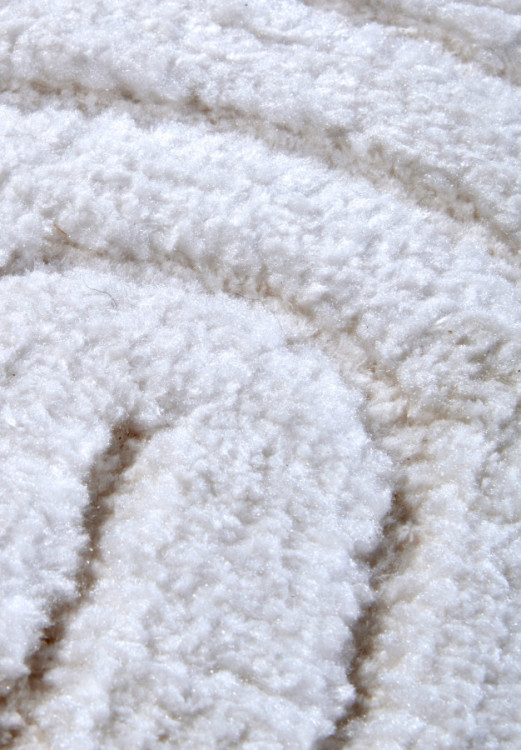 Kusový koberec New York 106203 White kruh č.4