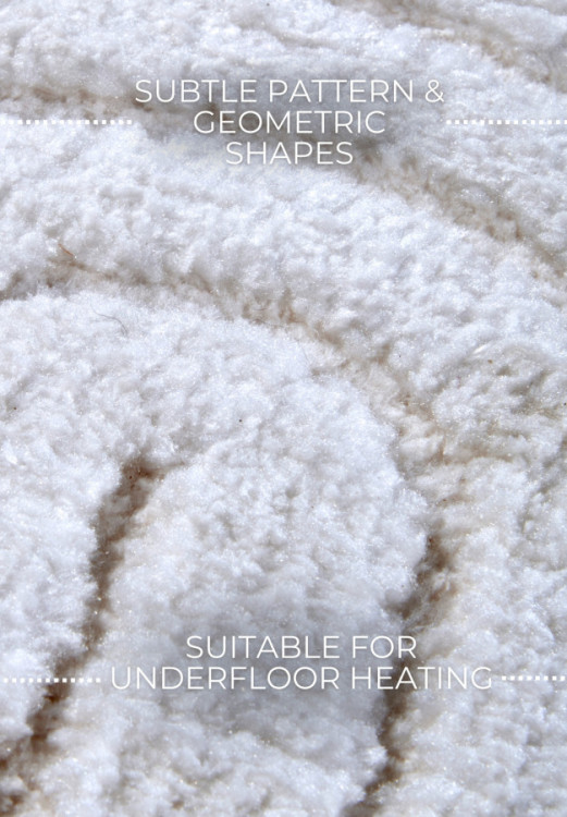 Kusový koberec New York 106203 White kruh č.9