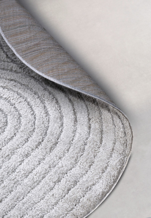 Kusový koberec New York 106205 Light Grey kruh č.4