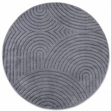 Kusový koberec New York 106206 Antracite kruh