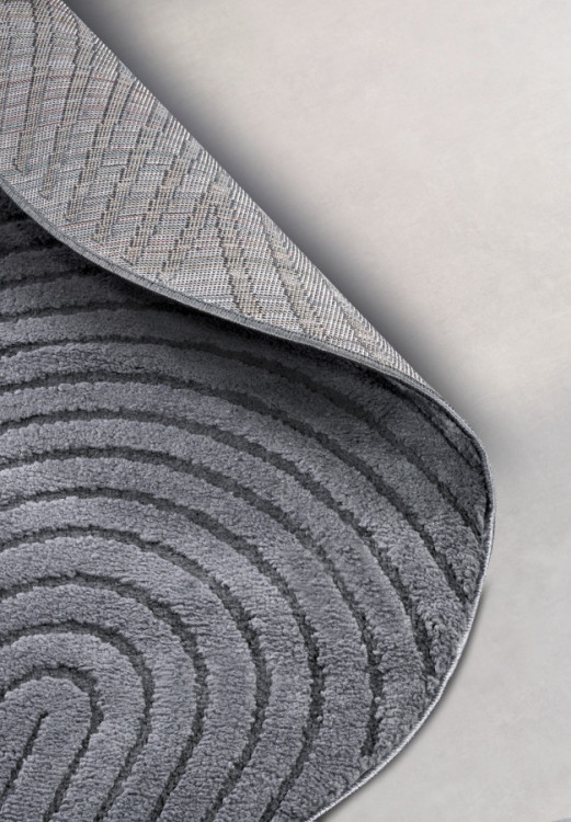 Kusový koberec New York 106206 Antracite kruh č.6