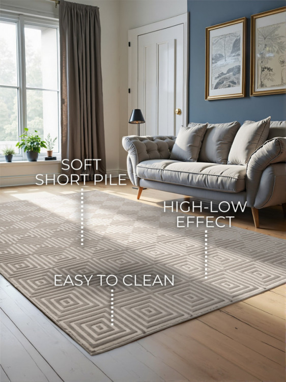 Kusový koberec Perles 106184 White Cream z kolekce Elle č.11