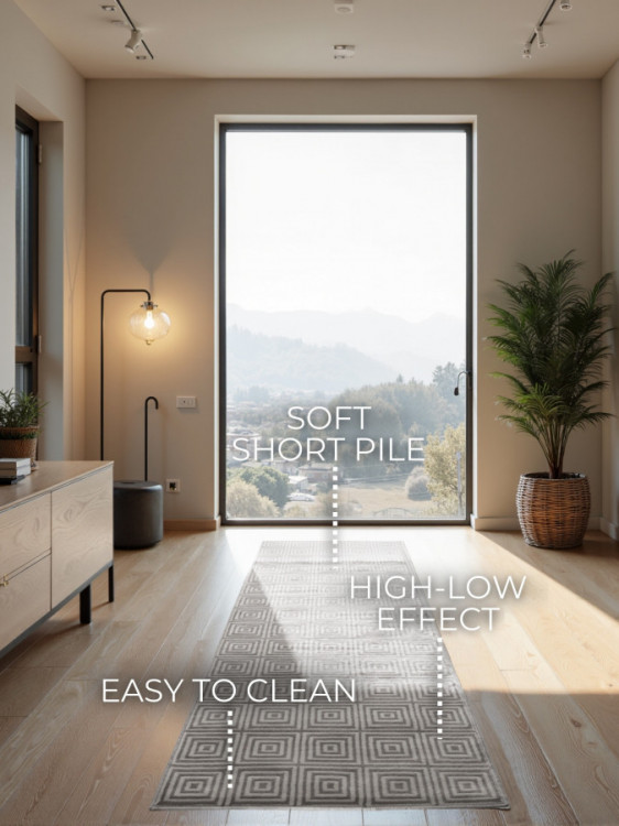 Běhoun Perles 106185 White Grey z kolekce Elle č.9