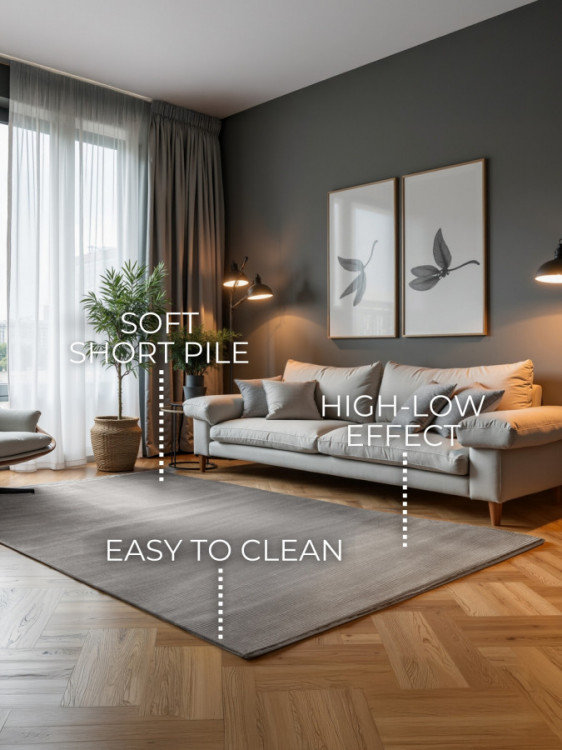 Kusový koberec Perles 106186 Cream Grey z kolekce Elle č.10