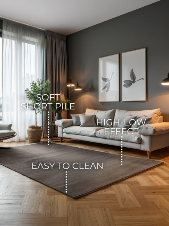 Kusový koberec Perles 106187 Cream Anthracite z kolekce Elle č.11