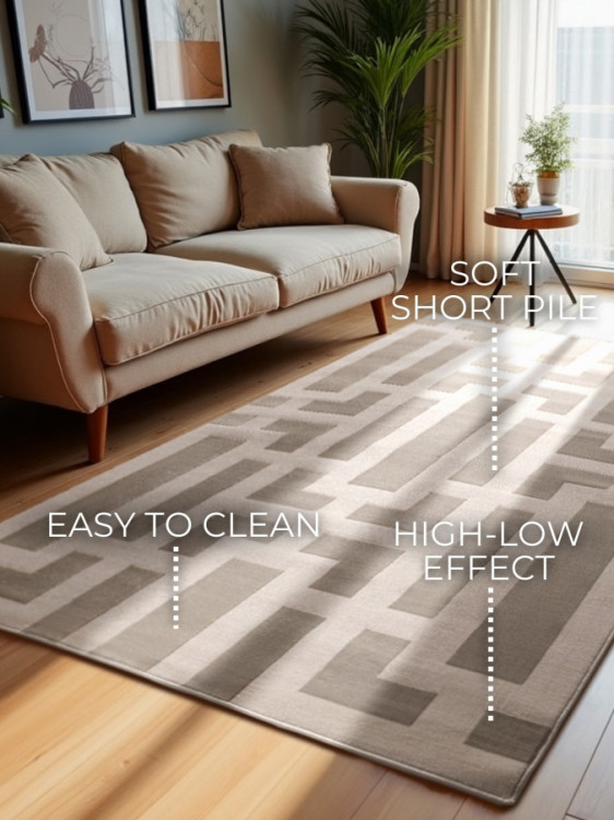 Kusový koberec Perles 106188 Cream z kolekce Elle č.11