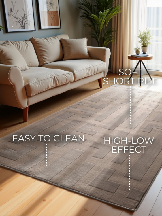 Kusový koberec Perles 106189 Beige Cream z kolekce Elle č.11