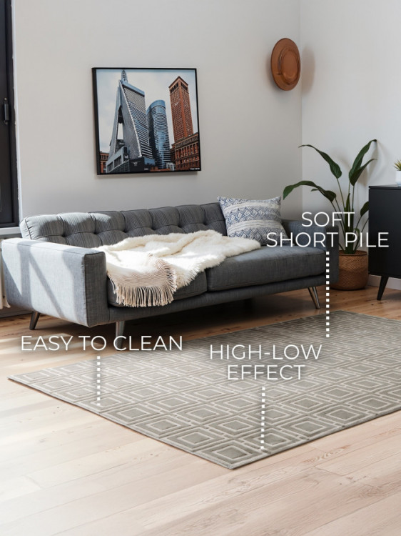 Kusový koberec Perles 106190 Cream Grey z kolekce Elle č.11