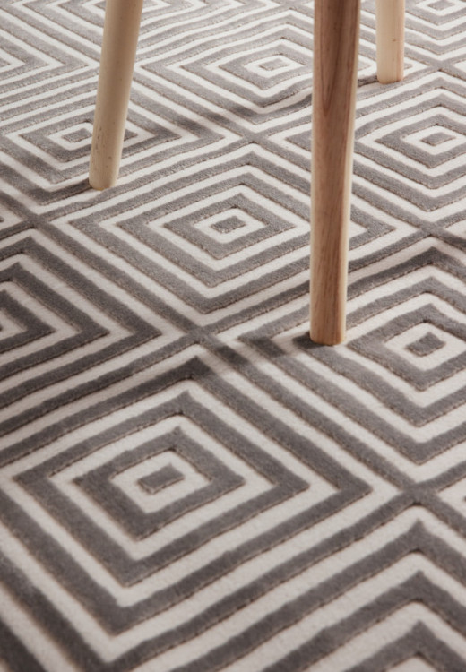 Běhoun Perles 106190 Cream Grey z kolekce Elle č.7