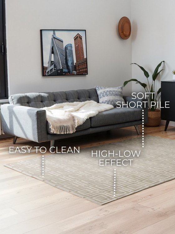 Kusový koberec Perles 106191 Cream z kolekce Elle č.11