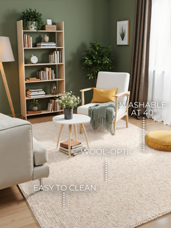 Kusový koberec Wolly Ultra 106228 Cream z kolekce Elle č.16