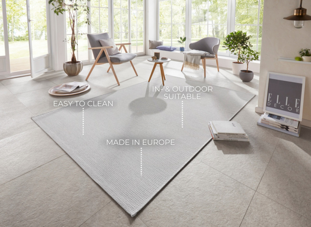 Kusový koberec Secret 103556 Light Grey, Cream z kolekce Elle – na ven i na doma č.9