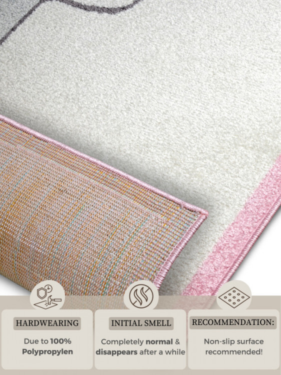 Dětský koberec Adventures 105953 Cream Rose č.7