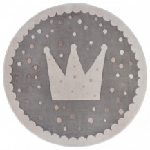 Dětský koberec Adventures 105969 Cream Grey kruh
