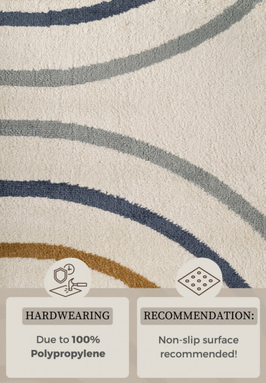 Dětský koberec Adventures 106212 Cream Multicolor č.9