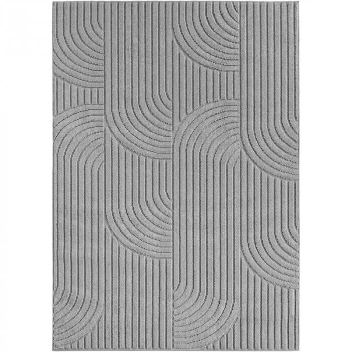 Kusový koberec Helix 2201 silver - Kruh 80 cm průměr č.1