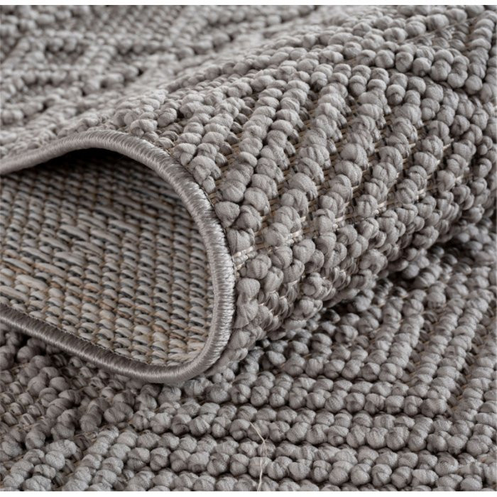 Kusový koberec Helix 2202 silver - Kruh 120 cm průměr č.3