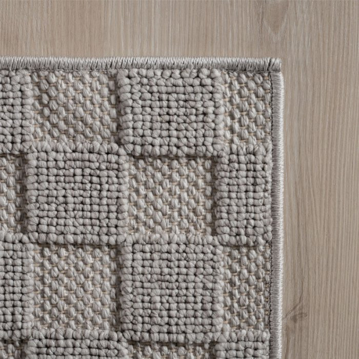 Kusový koberec Helix 2203 silver - Kruh 120 cm průměr č.4