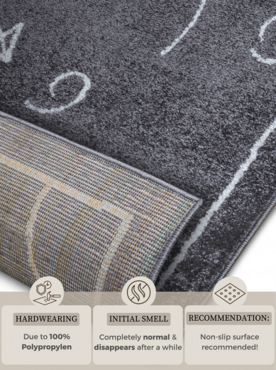 Dětský koberec Adventures 105949 Darkgrey č.7