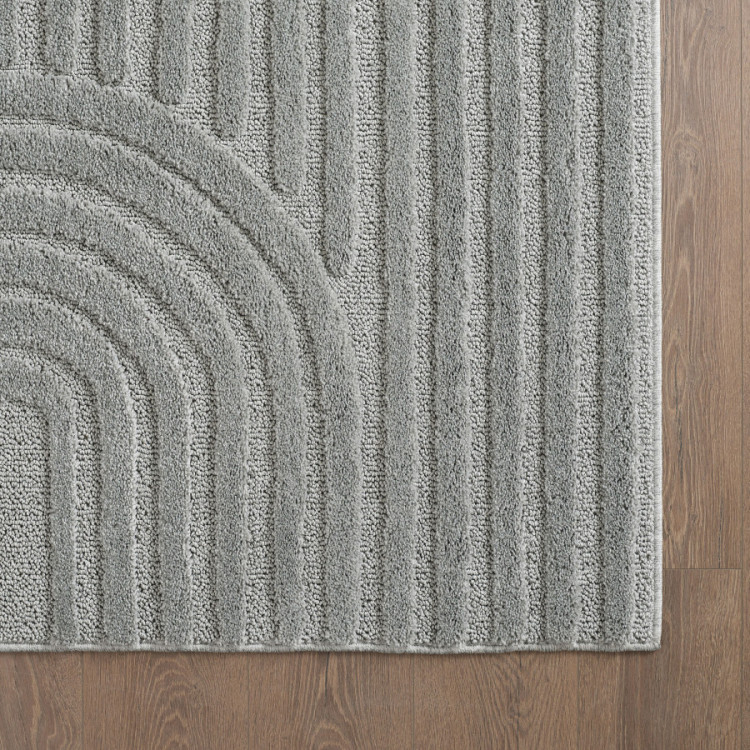 Kusový koberec Art 1121 Silver kruh č.2