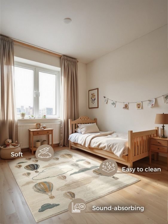 Dětský koberec Adventures 106209 Cream Multicolor č.10